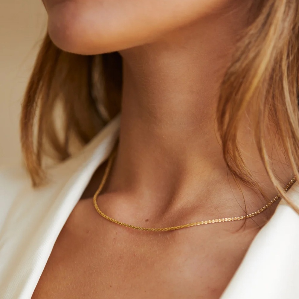 Atolea Piana Gold Choker Necklace